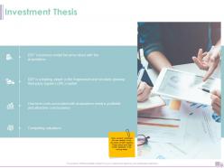Investment thesis ppt powerpoint presentation professional clipart