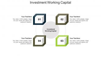 Investment working capital ppt powerpoint presentation inspiration example cpb