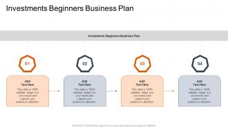 Investments Beginners Business Plan In Powerpoint And Google Slides Cpb