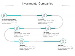 Investments companies ppt powerpoint presentation summary design ideas cpb