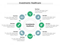 Investments healthcare ppt powerpoint presentation infographics samples cpb