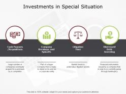 Investments in special situation currency compare ppt powerpoint presentation