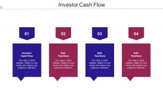 Investor Cash Flow Ppt Powerpoint Presentation Infographic Template Format Cpb