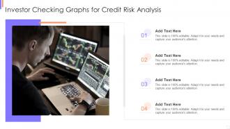 Investor Checking Graphs For Credit Risk Analysis