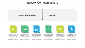 Investor communications ppt powerpoint presentation file graphics tutorials cpb