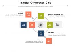 Investor conference calls ppt powerpoint presentation icon design ideas cpb