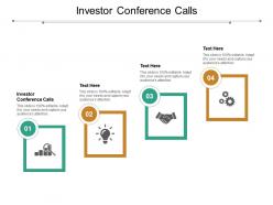 Investor conference calls ppt powerpoint presentation model design ideas cpb