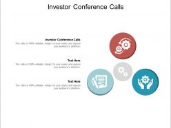 Investor conference calls ppt powerpoint presentation professional summary cpb