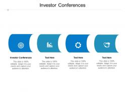 Investor conferences ppt powerpoint presentation portfolio microsoft cpb