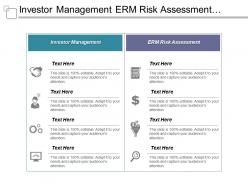 Investor management erm risk assessment investment bank recruiting cpb