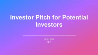 Investor Pitch For Convincing Potential Investors PPT Guidelines AT