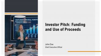 Investor Pitch Funding And Use Of Proceeds PPT Mockup AT