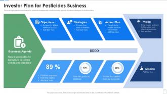 Investor Plan For Pesticides Business