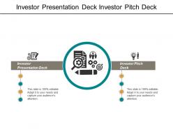 Investor presentation deck investor pitch deck employee performance management cpb