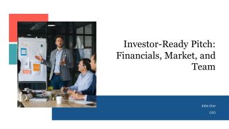 Investor Ready Pitch Financials Market And Team PPT Mockup AT