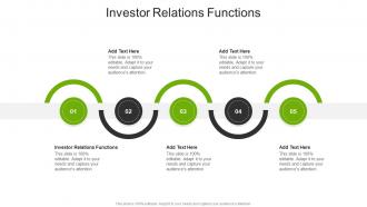 Investor Relations Functions In Powerpoint And Google Slides Cpb