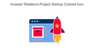 Investor Relations Project Startup Colored Icon In Powerpoint Pptx Png And Editable Eps Format