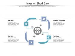 Investor short sale ppt powerpoint presentation show themes cpb