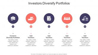 Investors Diversify Portfolios In Powerpoint And Google Slides Cpb