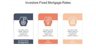 Investors fixed mortgage rates ppt powerpoint presentation inspiration example introduction cpb