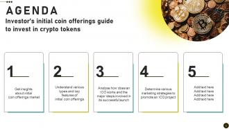 Investors Initial Coin Offerings Guide To Invest In Crypto Tokens BCT CD V Professional Visual
