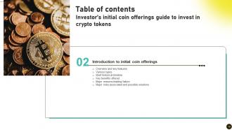 Investors Initial Coin Offerings Guide To Invest In Crypto Tokens BCT CD V Multipurpose Visual