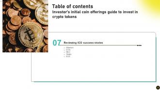 Investors Initial Coin Offerings Guide To Invest In Crypto Tokens BCT CD V Attractive Informative