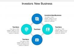 Investors new business ppt powerpoint presentation ideas example file cpb