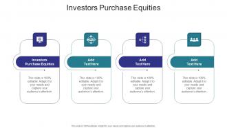Investors Purchase Equities In Powerpoint And Google Slides Cpb
