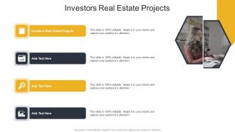 Investors Real Estate Projects In Powerpoint And Google Slides Cpb