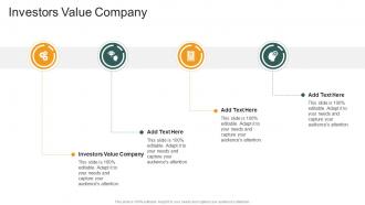 Investors Value Company In Powerpoint And Google Slides Cpb