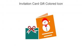 Invitation Card Gift Colored Icon In Powerpoint Pptx Png And Editable Eps Format