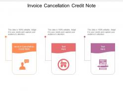 Invoice cancellation credit note ppt powerpoint presentation inspiration objects cpb