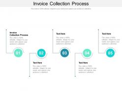 Invoice collection process ppt powerpoint presentation design ideas cpb