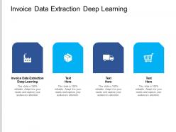 Invoice data extraction deep learning ppt powerpoint presentation ideas slides cpb