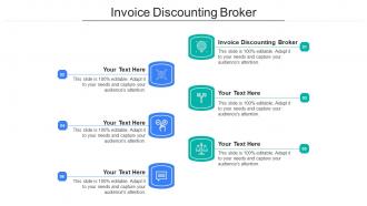 Invoice Discounting Broker Ppt Powerpoint Presentation Professional Slides Cpb