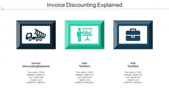 Invoice Discounting Explained Ppt Powerpoint Presentation Slides Example Topics Cpb