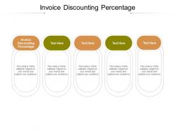 Invoice discounting percentage ppt powerpoint presentation infographics file formats cpb