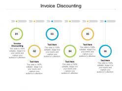 Invoice discounting ppt powerpoint presentation file summary cpb