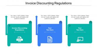 Invoice Discounting Regulations Ppt Powerpoint Presentation Inspiration Format Cpb