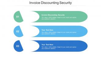 Invoice Discounting Security Ppt Powerpoint Presentation Gallery Examples Cpb