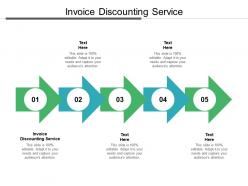 Invoice discounting service ppt powerpoint presentation outline layout cpb