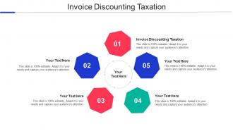 Invoice Discounting Taxation Ppt Powerpoint Presentation Professional Information Cpb
