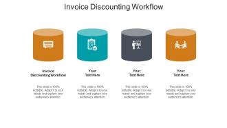 Invoice discounting workflow ppt powerpoint presentation file deck cpb