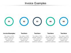 Invoice examples ppt powerpoint presentation icon background designs cpb