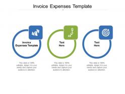 Invoice expenses template ppt powerpoint presentation inspiration information cpb