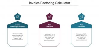Invoice Factoring Calculator Ppt Powerpoint Presentation Professional Show Cpb