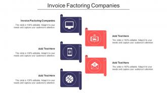 Invoice Factoring Companies Ppt Powerpoint Presentation Deck Cpb