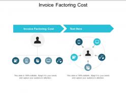 Invoice factoring cost ppt powerpoint presentation gallery objects cpb