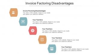 Invoice factoring disadvantages ppt powerpoint presentation pictures graphic images cpb